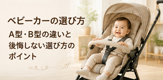 ベビーカーの選び方｜A型・B型の違いと後悔しない選び方のポイント