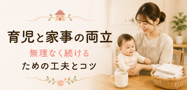 育児と家事の両立｜無理なく続けるための工夫とコツ