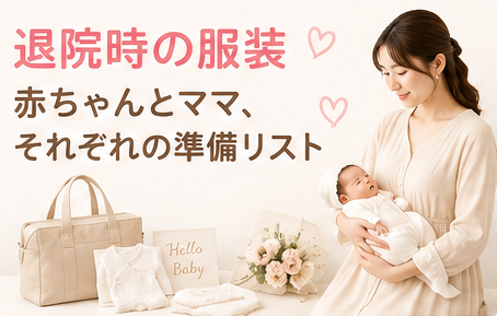 退院時の服装|赤ちゃんとママ、それぞれの準備リスト
