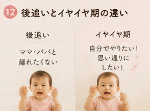 後追いとイヤイヤ期の違い