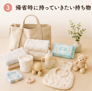 帰省時に持っていきたい持ち物
