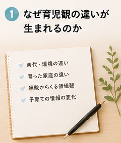 なぜ育児観の違いが生まれるのか