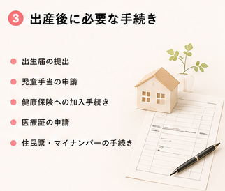 出産後に必要な手続き