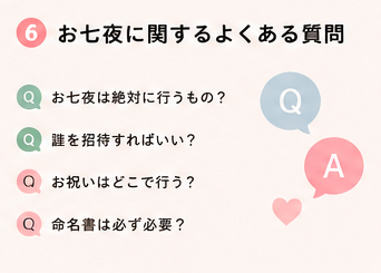 お七夜に関するよくある質問