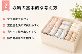 収納の基本的な考え方